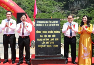 Khánh thành dự án giao thông chào mừng Đại hội Đảng bộ tỉnh Lạng Sơn