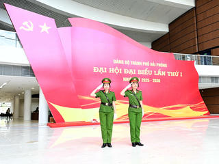 Công an Hải Phòng sẵn sàng bảo đảm an ninh trật tự phục vụ Đại hội Đảng bộ thành phố lần thứ I