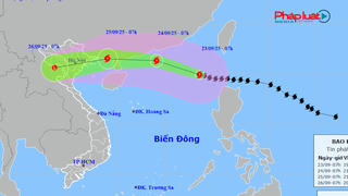 Siêu bão số 9 (Ragasa) vẫn mạnh cực đại, các tỉnh từ Quảng Ninh đến Nghệ An sắp có mưa lớn 