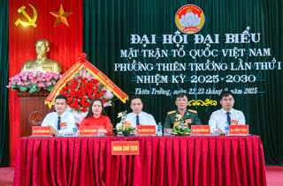 Ninh Bình: Đại hội đại biểu MTTQ Việt Nam phường Thiên Trường lần thứ I thành công tốt đẹp