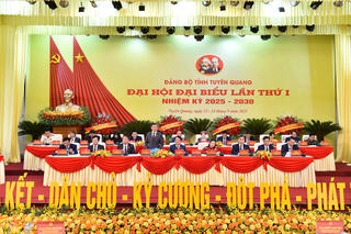 Tuyên Quang: Sớm đưa nghị quyết Đại hội Đảng bộ tỉnh vào cuộc sống, tạo chuyển biến mạnh mẽ, hiệu quả ngay từ đầu nhiệm kỳ
