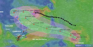 Bão số 9 suy yếu thành áp thấp từ chiều nay, thêm cơn bão rất mạnh đang tiến thẳng vào Biển Đông, cảnh báo khẩn cấp