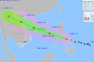 Bão Bualoi giật cấp 14 di chuyển rất nhanh, sắp vào Biển Đông