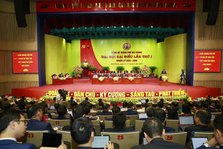 Ngày làm việc thứ nhất Đại hội đại biểu Đảng bộ TP Hải Phòng lần thứ I, nhiệm kỳ 2025 - 2030
