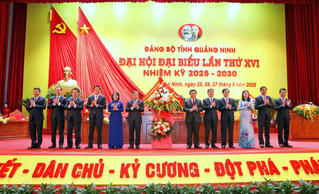 Đại hội đại biểu Đảng bộ tỉnh Quảng Ninh lần thứ XVI, nhiệm kỳ 2025 - 2030: Phát huy truyền thống, bản lĩnh, trí tuệ và khát vọng vươn lên cùng dân tộc