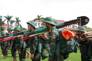 Lực lượng quân đội sẵn sàng giúp dân ứng phó bão số 10