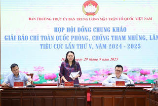 Lựa chọn những tác phẩm xứng đáng để trao Giải báo chí toàn quốc phòng, chống tham nhũng, lãng phí, tiêu cực lần thứ V


