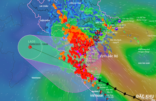 Hưng Yên cảnh báo ngập lụt do triều cường kết hợp bão số 10