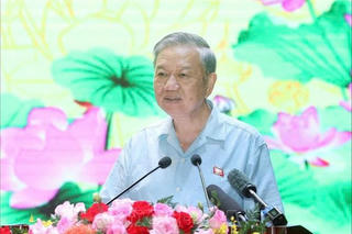 Tổng Bí thư Tô Lâm tiếp xúc cử tri 9 xã của Hà Nội
