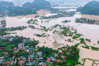 Bão qua, xã miền núi Thanh Hóa lại oằn mình khắc phục hậu quả
