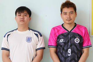 Tạm giữ hình sự 2 đối tượng tổ chức sử dụng trái phép chất ma tuý trong quán Bar 9E Club
