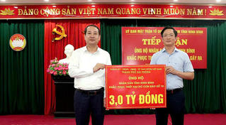 Hải Phòng hỗ trợ Ninh Bình, Thanh Hóa khắc phục hậu quả bão số 10