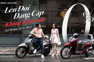 Honda Việt Nam khuyến mại 'khủng' dành cho dòng xe Sh mode