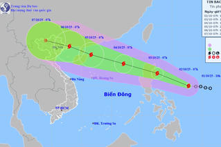Bão Matmo vừa hình thành, dự báo khi vào Biển Đông mạnh cấp 12