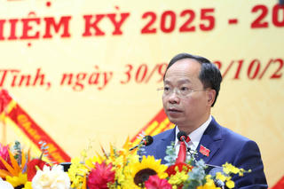 Ông Nguyễn Duy Lâm được bầu giữ chức Bí thư Tỉnh uỷ Hà Tĩnh