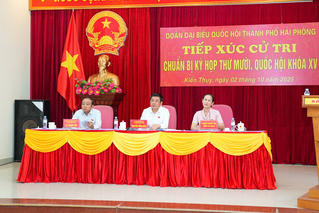 Cử tri Hải Phòng kiến nghị nhiều vấn đề về đời sống dân sinh
