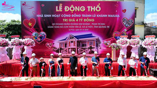 Động thổ xây dựng Nhà sinh hoạt cộng đồng tránh lũ Khánh Mailisa