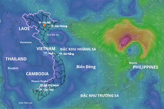 2 kịch bản di chuyển của bão Matmo 