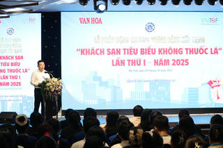 Phát động Chương trình Bảng xếp hạng khách sạn tiêu biểu không thuốc lá