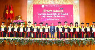 Trường Đại học Luật, Đại học Huế trao bằng Tiến sĩ, Thạc sĩ Luật kinh tế 2025