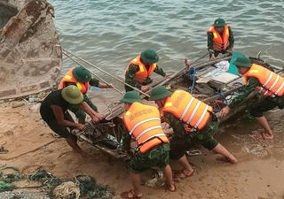Hàng nghìn tàu thuyền ở Hải Phòng đã vào nơi tránh trú trước bão Matmo