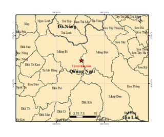 Đà Nẵng, Gia Lai rung lắc vì động đất mạnh 4,9 độ tại Quảng Ngãi