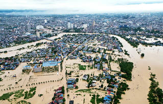 Thái Nguyên: Ngập lụt diện rộng tại vùng hạ lưu trạm thủy văn Gia Bẩy