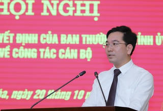 Thanh Hóa tiếp tục luân chuyển, bổ nhiệm nhiều cán bộ chủ chốt sở, ngành