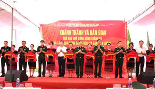 Khánh thành Nhà văn hóa cộng đồng kết hợp tránh lũ ở Huế