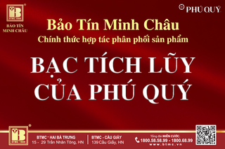 Bảo Tín Minh Châu chính thức phân phối sản phẩm bạc tích lũy của Phú Quý