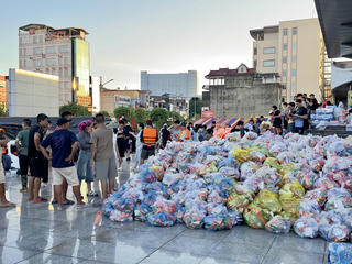 Ủy ban Mặt trận Tổ quốc tỉnh Thái Nguyên triển khai tiếp nhận và phân bổ cứu trợ sau bão số 11
