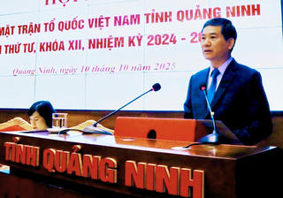 Ông Vũ Quyết Tiến giữ chức Chủ tịch Ủy ban MTTQ Việt Nam tỉnh Quảng Ninh