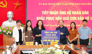 Lào Cai chung tay cùng Thái Nguyên khắc phục hậu quả hoàn lưu bão số 11