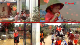 Ngoại thành Hà Nội những ngày ngập sâu - Ấm tình người trong cơn lũ dữ