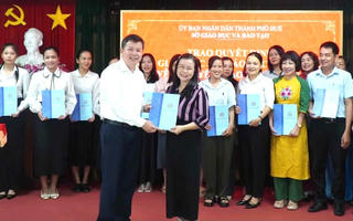 TP Huế: Thuyên chuyển 56 cán bộ, giáo viên các cấp học 