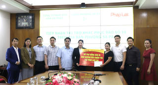 Báo Pháp luật Việt Nam chung tay hỗ trợ Sa Pa khắc phục hậu quả mưa lũ