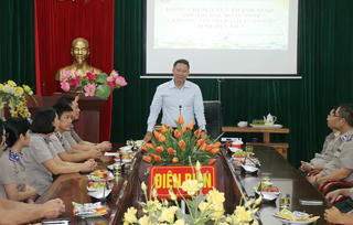 Thứ trưởng Nguyễn Thanh Ngọc thăm và làm việc với Thi hành án dân sự tỉnh Điện Biên