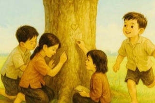 Viết tuổi thơ lên cây