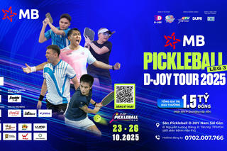 MB Pickleball D-Joy Tour 2025 chặng 3: Đường đua nóng hướng đến Vietnam Masters