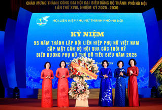 Hà Nội: Gặp mặt kỷ niệm 95 năm Ngày thành lập Hội Liên hiệp Phụ nữ Việt Nam