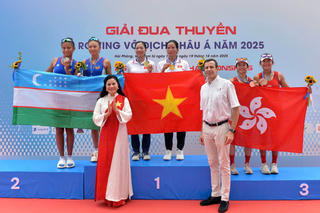 Thành tích ấn tượng của các vận động viên Đội tuyển Việt Nam tại Giải Đua thuyền Rowing Vô địch châu Á 2025