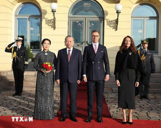 Lễ đón Tổng Bí thư Tô Lâm và Phu nhân thăm chính thức Cộng hòa Phần Lan