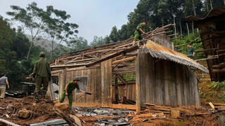 Lào Cai hỗ trợ 100 triệu đồng đối với nhà sập đổ hoàn toàn