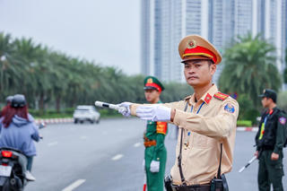Thông báo phân luồng giao thông ngày 25 và 26/10 tại Hà Nội