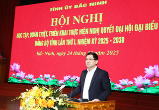 Thống nhất nhận thức và hành động trong triển khai thực hiện Nghị quyết Đại hội Đảng bộ tỉnh Bắc Ninh