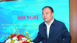 Ninh Bình tổ chức hội nghị “Kết nối cung cầu giao thương phát triển bền vững cho doanh nghiệp địa phương”