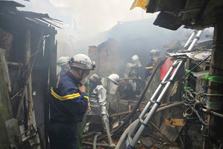 Cháy lớn tại nhà dân ở Tây Mỗ (Hà Nội), một người cao tuổi tử vong