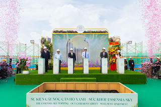 Phú Long cất nóc tòa tháp Essensia Sky - bước tiến chiến lược kiến tạo chuẩn sống mới tại khu Nam Sài Gòn