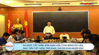 Rà soát, cắt giảm, đơn giản hóa TTHC Bằng Dữ Liệu: Mục Tiêu Tiết Kiệm Thời Gian, Chi phí cho người dân