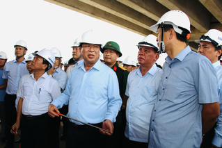 Bộ trưởng Trần Hồng Minh kiểm tra tiến độ cao tốc Biên Hòa - Vũng Tàu và sân bay Long Thành